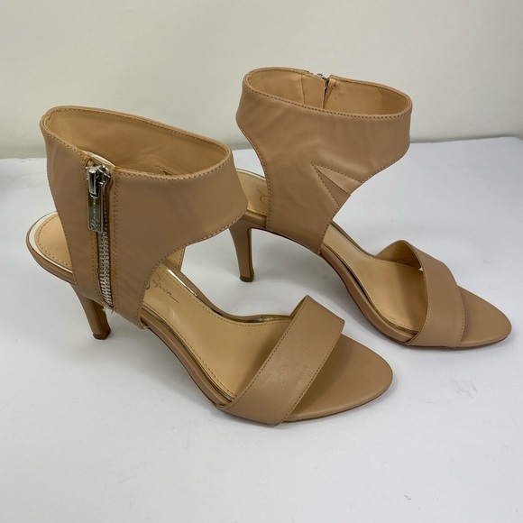 JESSICA Simpson Tan Women's Heels Shoes Size 8M - Picture 1 of 14